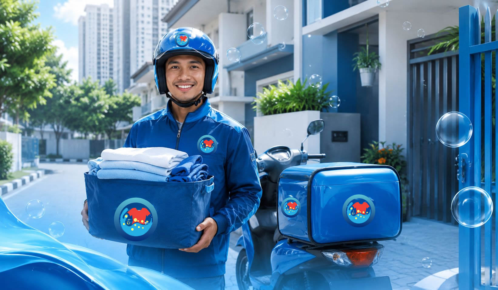 Layanan Jemput Antar Laundry Jaya